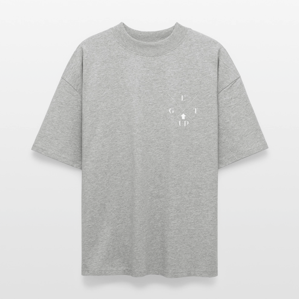 Get Up Essential Oversize Tee - heather grey