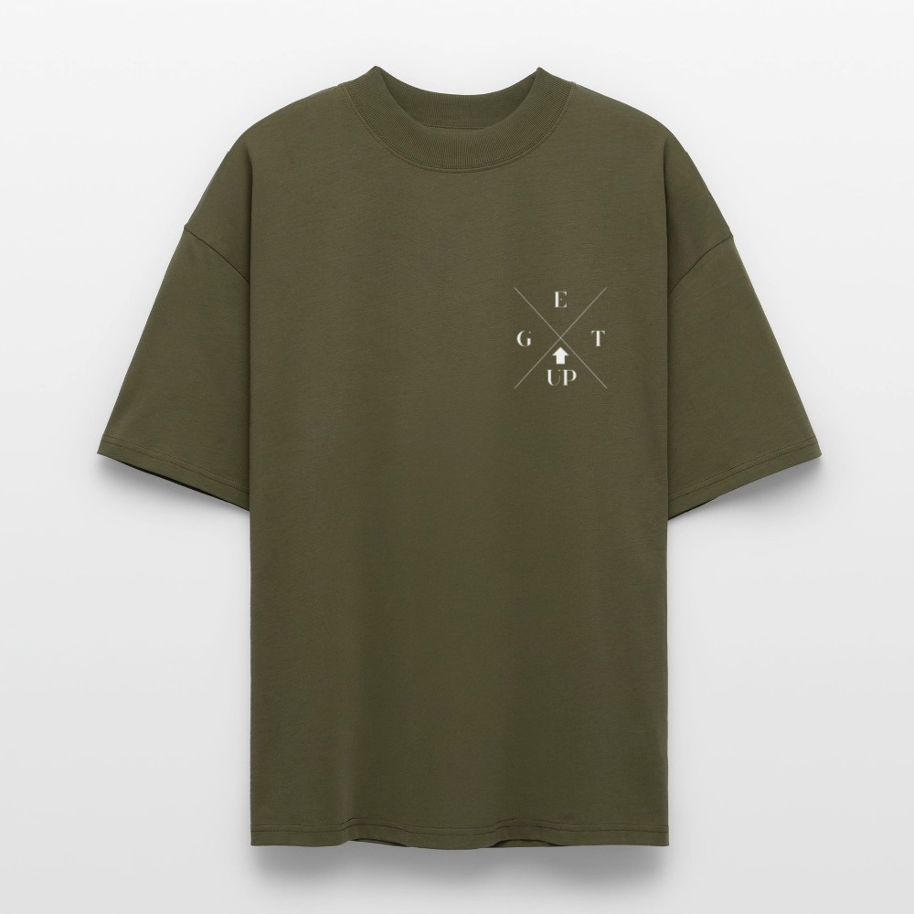 Get Up Essential Oversize Tee - khaki