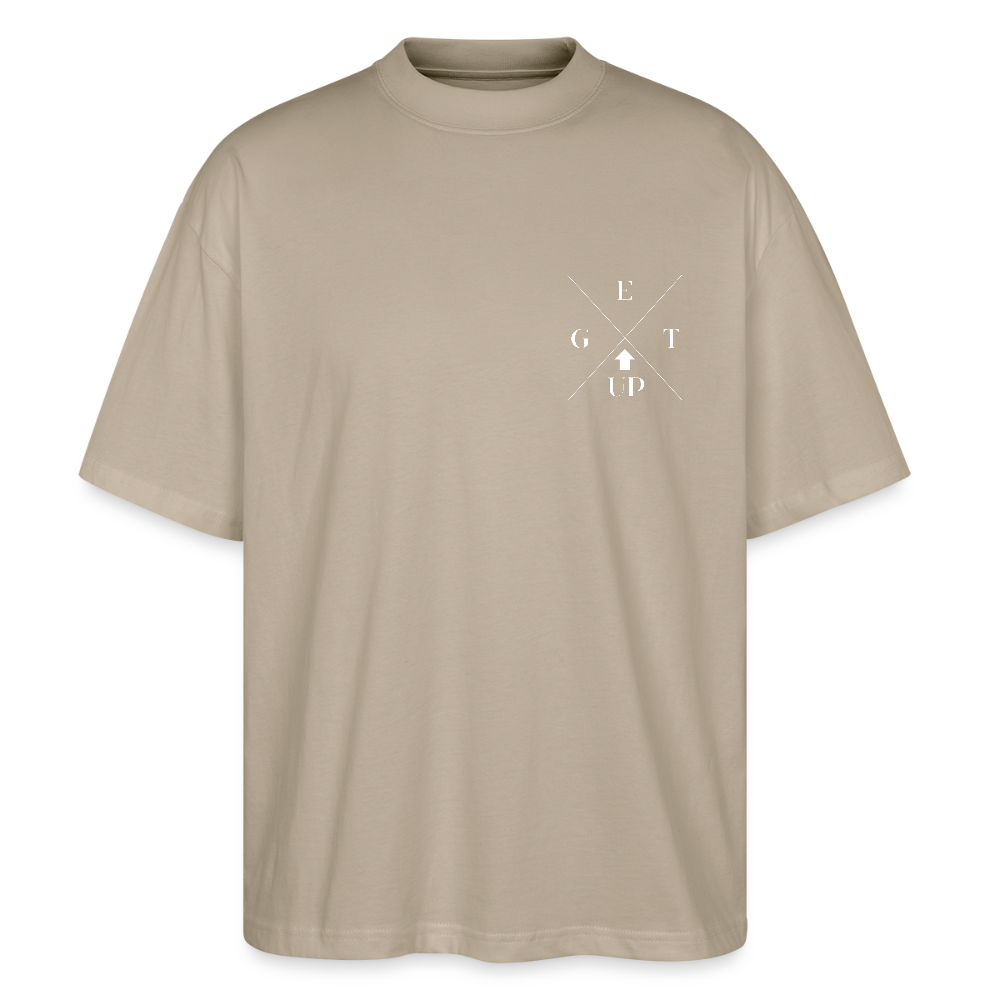 Get Up Essential Oversize Tee - stone
