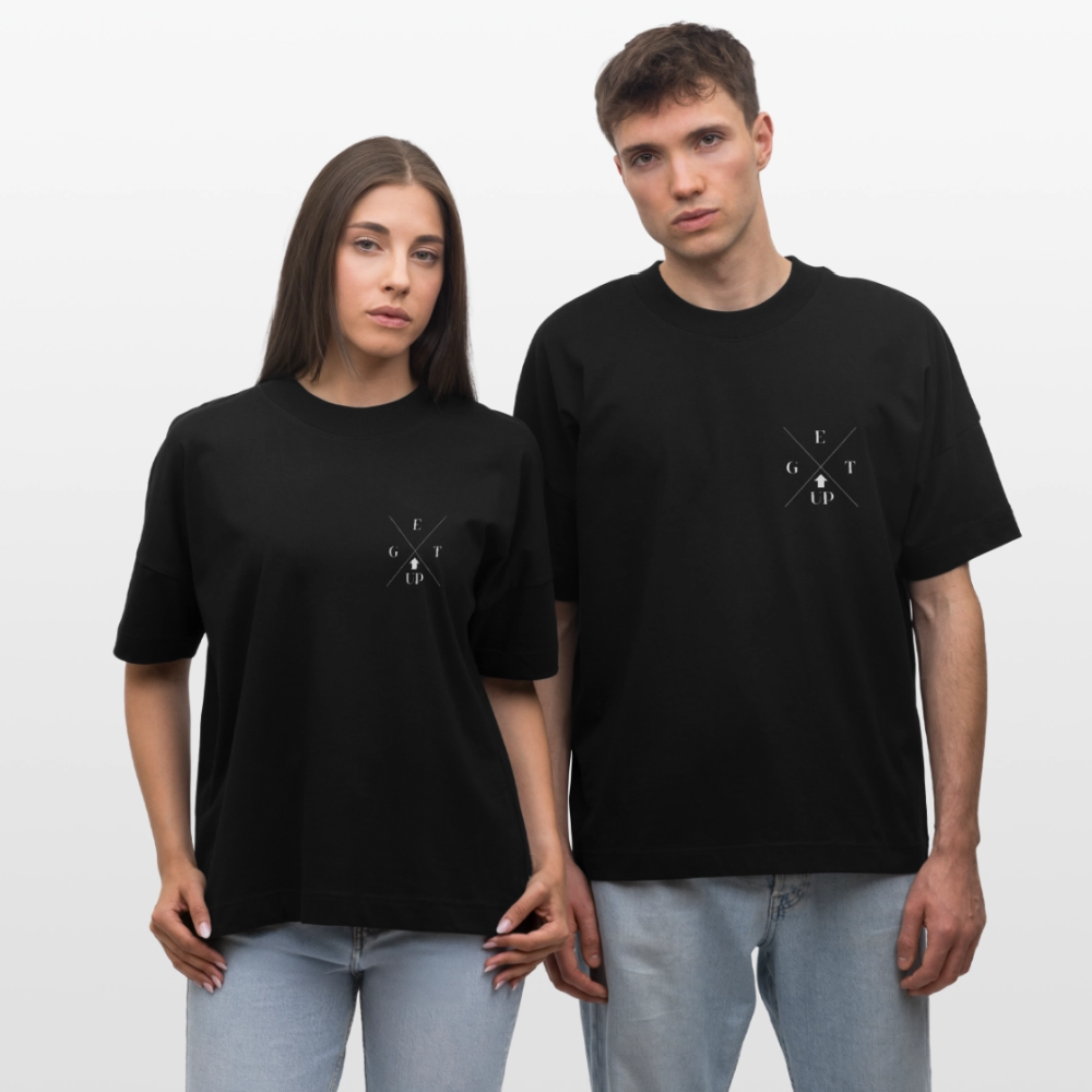 Get Up Essential Oversize Tee - black