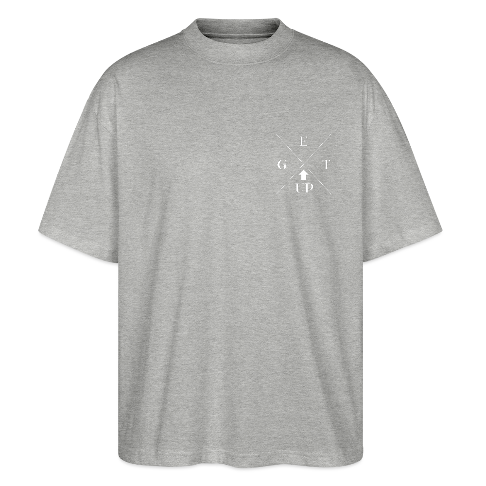Get Up Essential Oversize Tee - heather grey