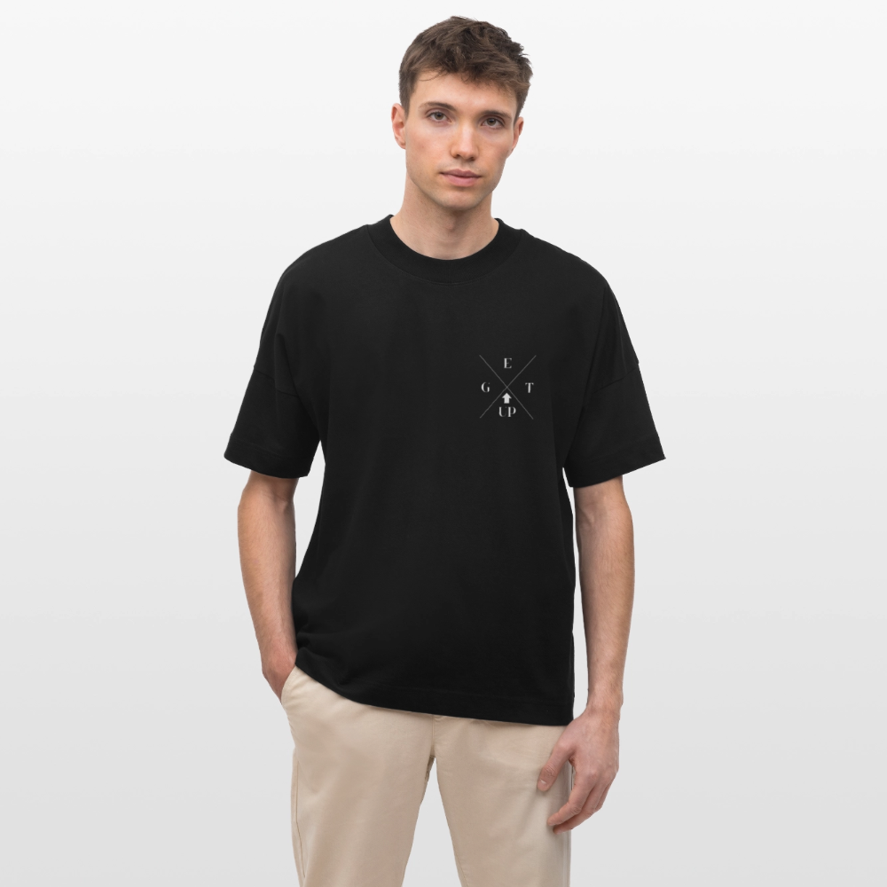 Get Up Essential Oversize Tee - black