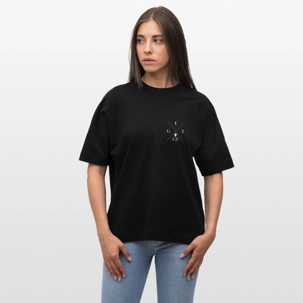 Get Up Essential Oversize Tee - black