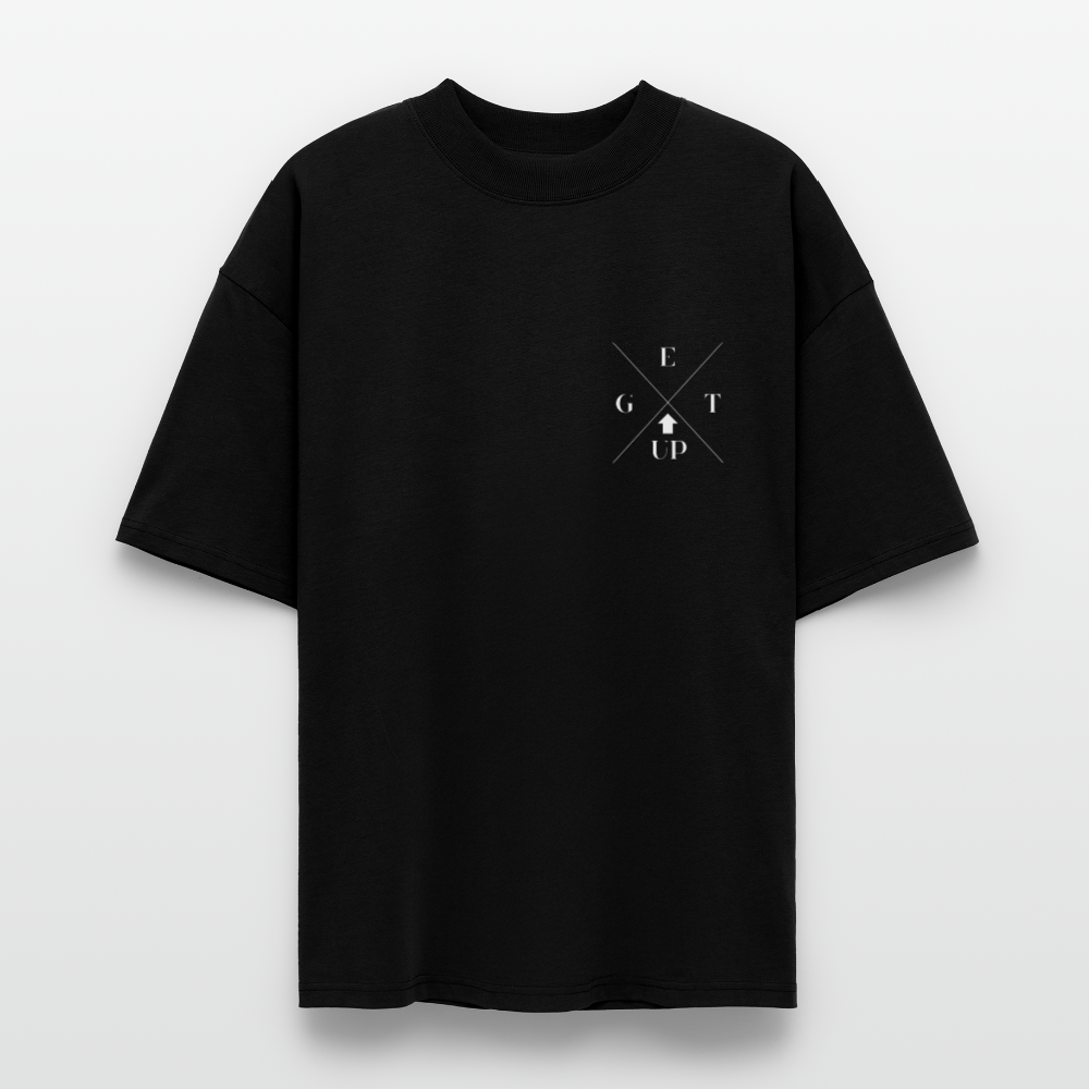 Get Up Essential Oversize Tee - black